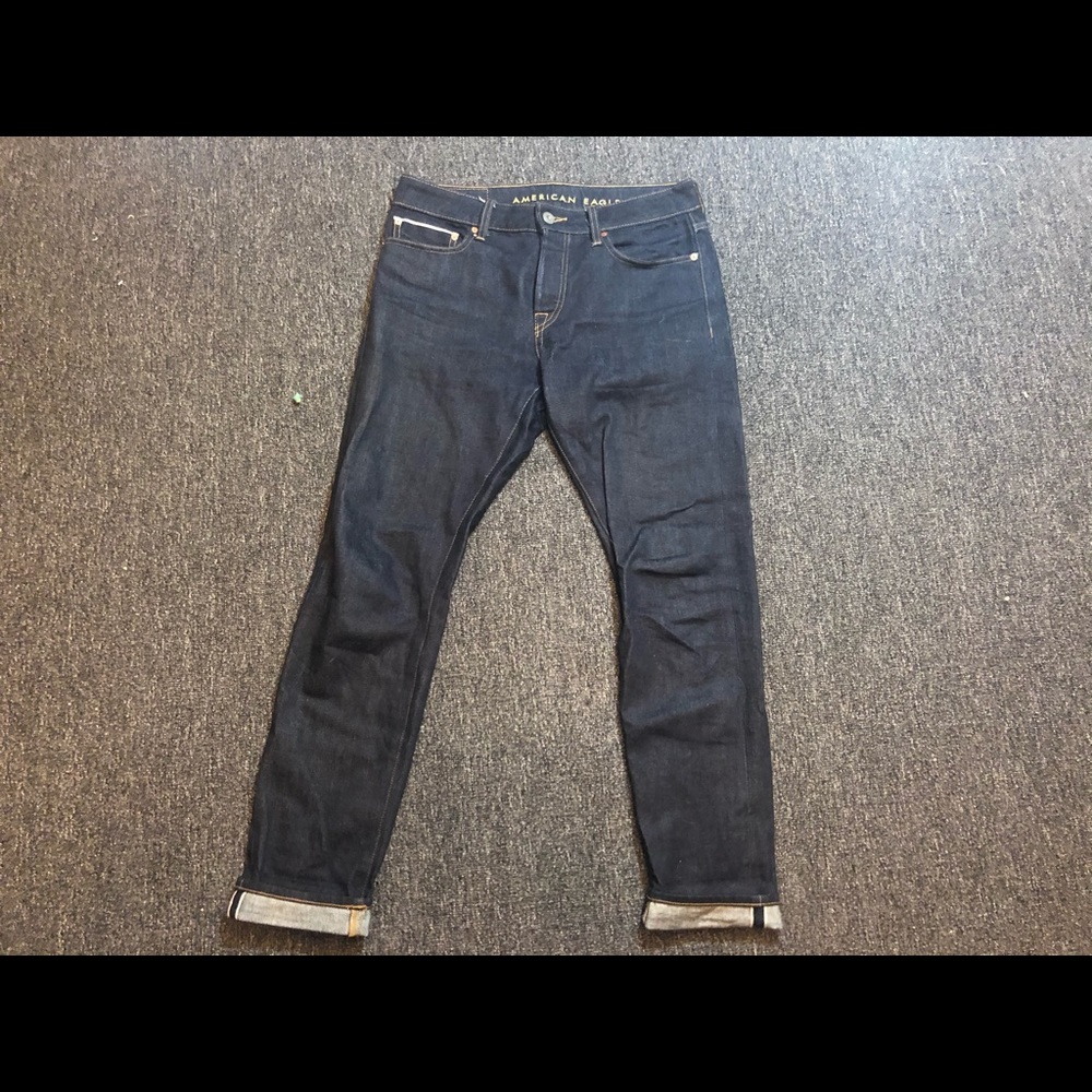 American Eagle Skinny Fit Selvedge Jeans